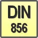 Piktogram - Typ DIN: DIN 856